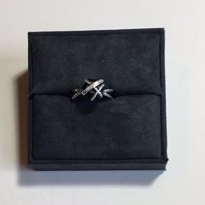 David Yurman Cable Wrap Ring - Onyx - Size 8